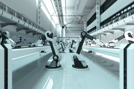 Robotic arms working