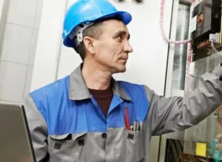 Technician at work