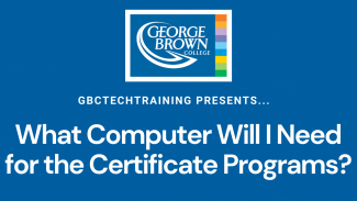 What Computer Will I Need for the Certificate Programs