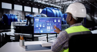 Plant Worker Using Scada System